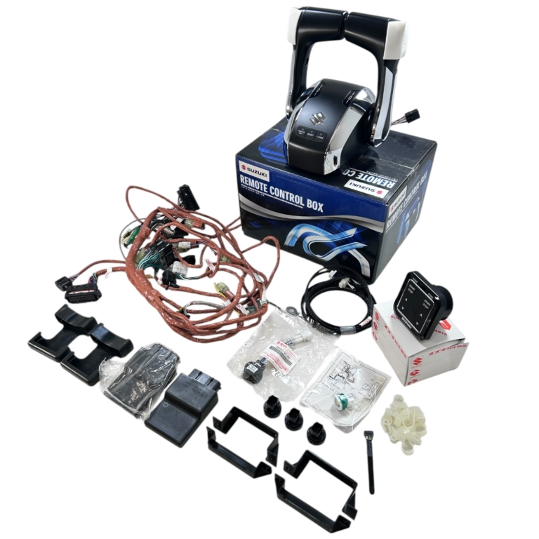 Engine Boat Rigging Suzuki SPC 2.0, Twin Engine Control Box, Single Station Rigging Kit ...