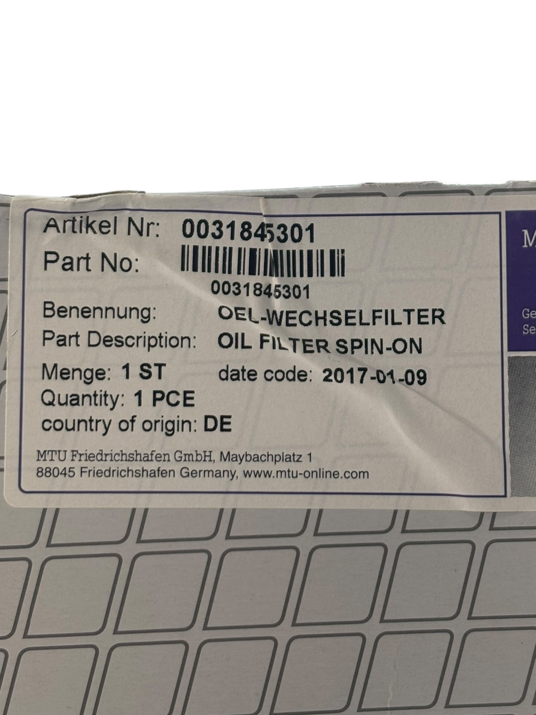 mtu-valuecare-0031845301-spin-on-oil-filter-new-yajaira-smmo-20260518-165028-795637