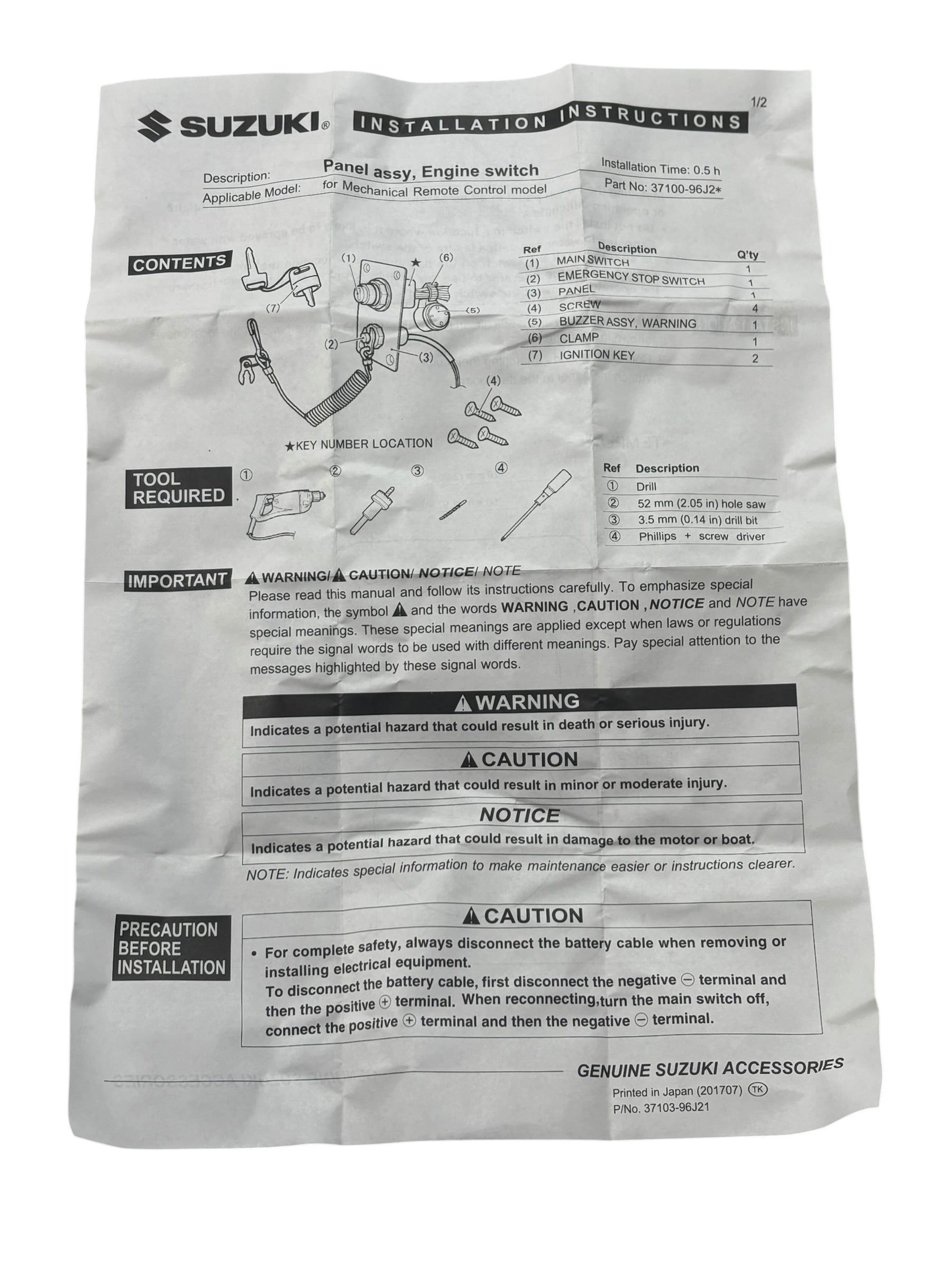 suzuki-37100-96j2-single-ignition-switch-panel-mechanical-controls-yajaira-smmo-20260518-092143-519504