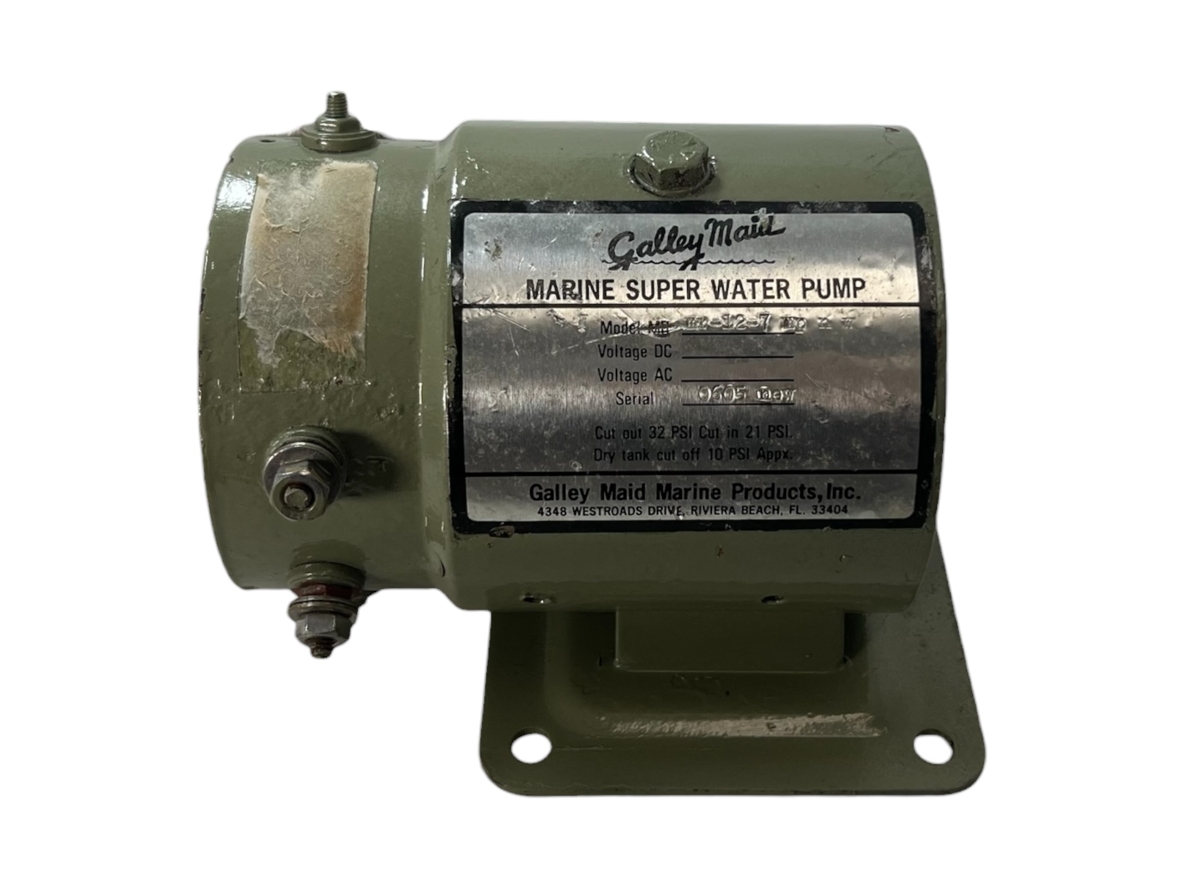 galley-maid-water-pressure-system-pump-7-gpm-24v-mr-series-for-parts-brandon-y-20260610-092856-268951