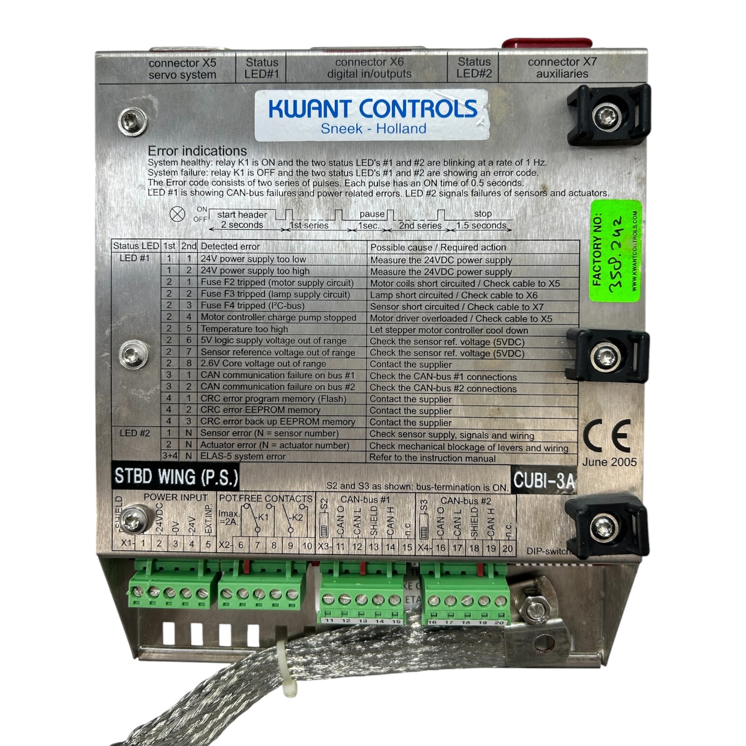 kwant-controls-358-242-stbd-wing-error-indicator-module-w-harness-cables-oem-felix-ommo33069-20260622-130934-266431