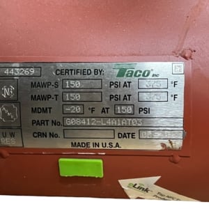 taco-g08414-heat-exchanger-72in-4-pass-8in-shell-9in-od-flange-150psi-rating-brandon-y-20260603-133519-12973