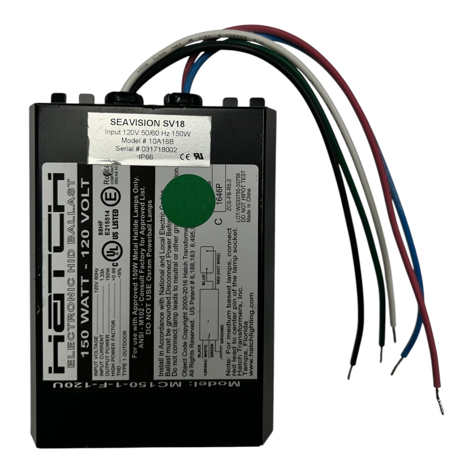 hatch-mc150-1-f-120u-150w-120v-electronic-metal-halide-hid-ballast-60-hz-evan-v33069-20260820-163405-104588