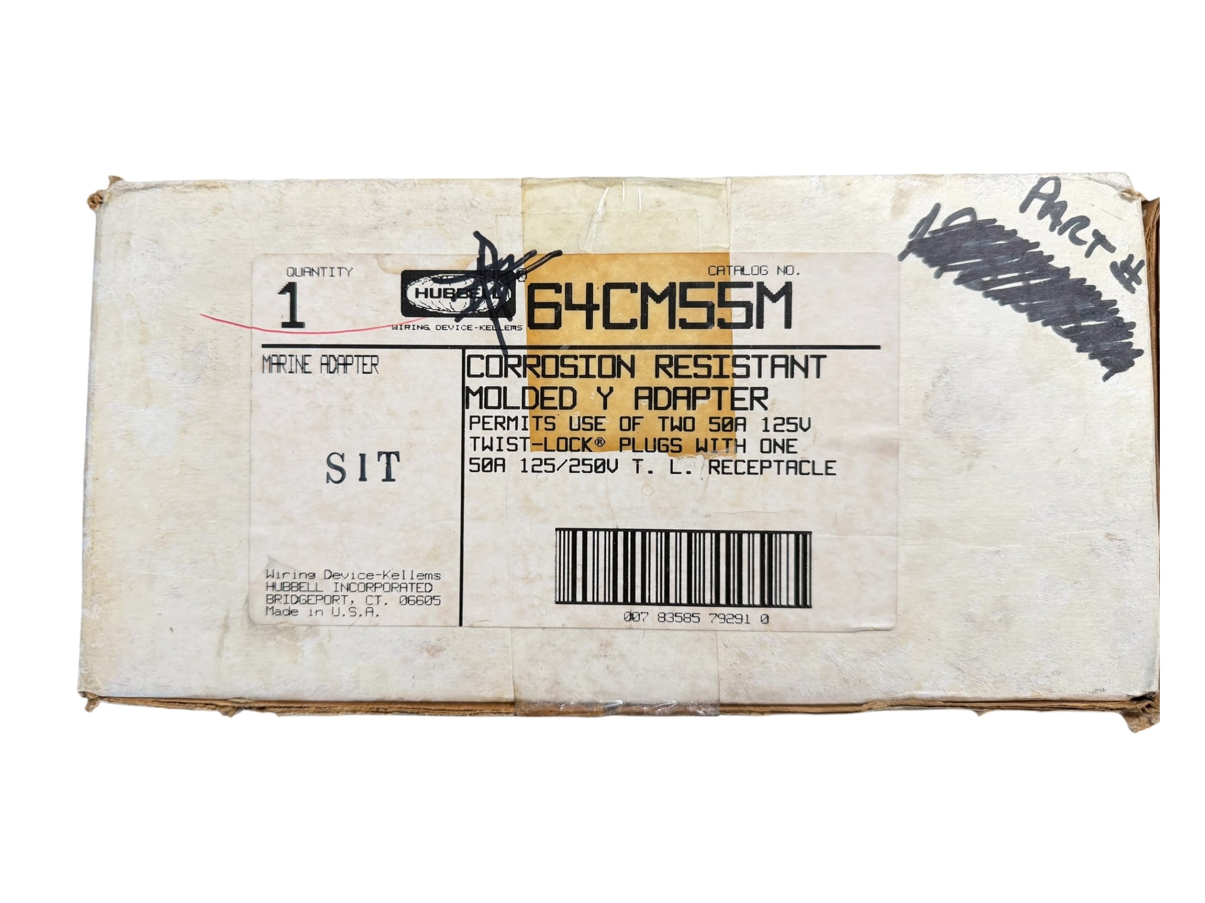 hubbell-64cm55m-marine-y-adapter-2-female-50a-125v-1-male-50a-125-250v-new-oem-brandon-y-20260813-103013-219000