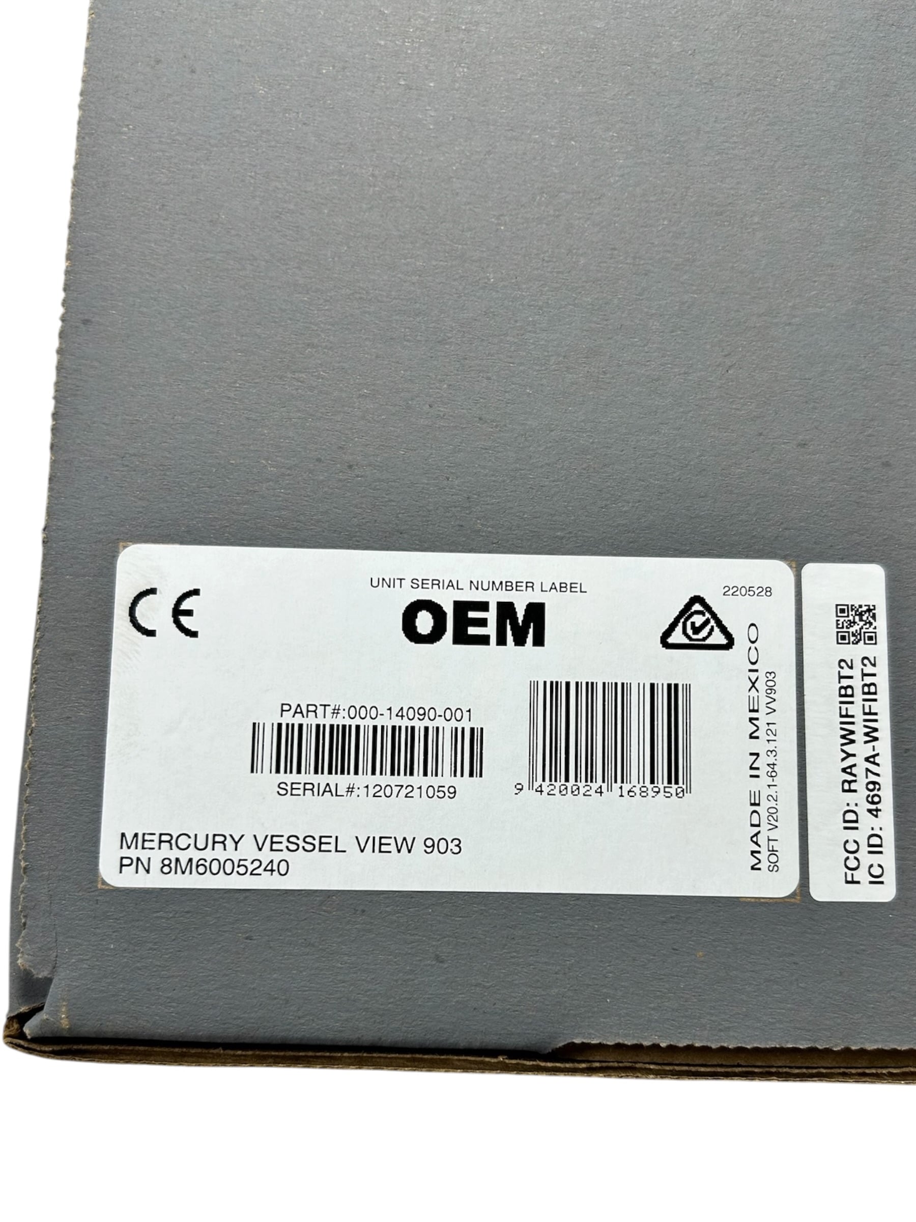 mercury-vesselview-903-9-display-base-kit-smartcraft-8m0129544-oem-felix-ommo33069-20260903-122116-574299