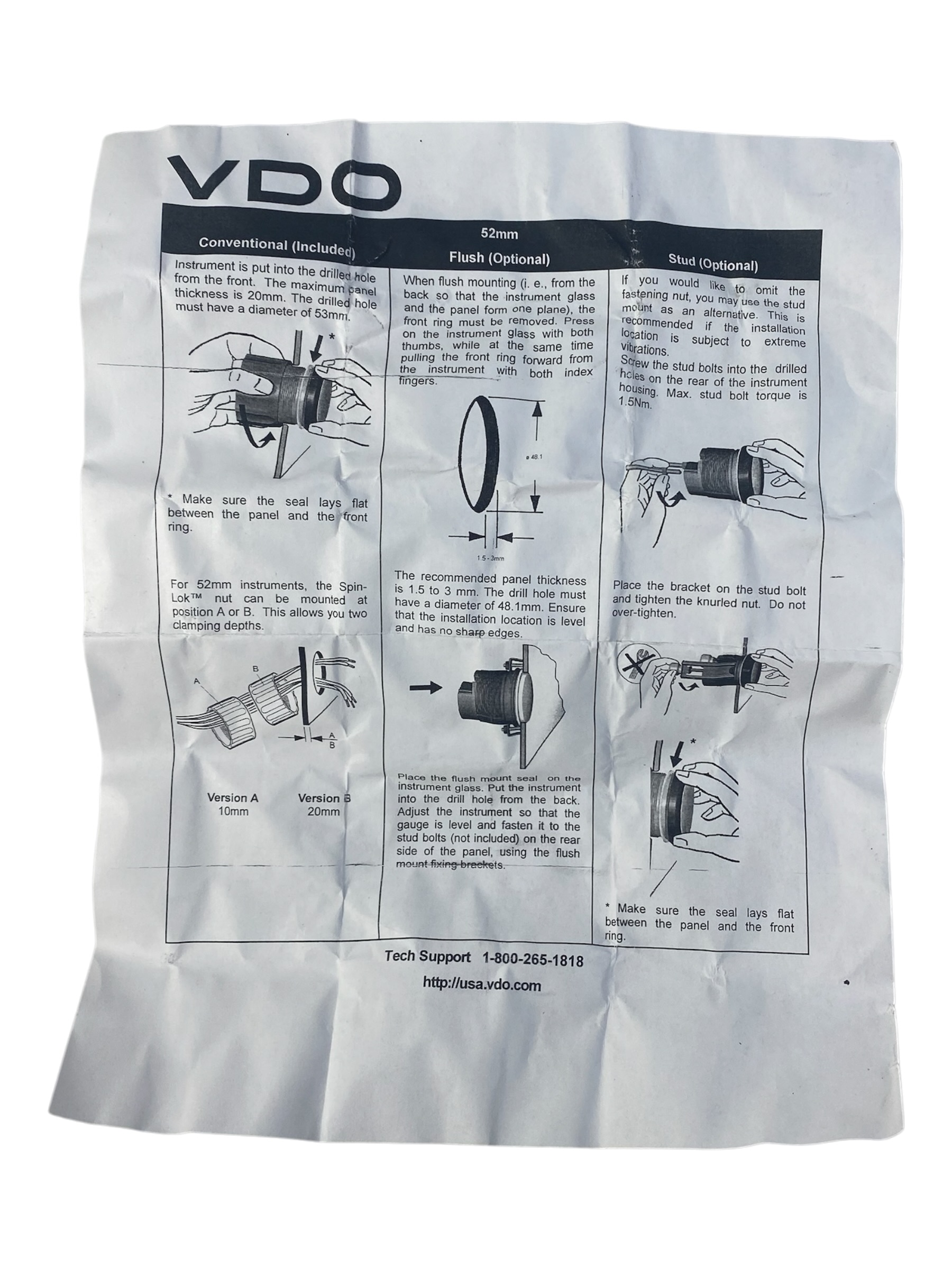 vdo-a2c53412987-s-viewline-onxy-fuel-guage-12-24v-3-180-ohm-sender-new-oem-kaidan-wmmo-20261026-093736-525684